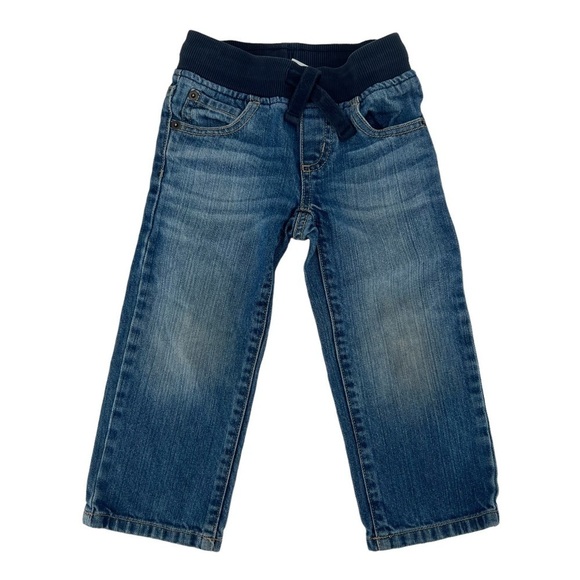 Gymboree Straight Leg Elastic Adjustable Waist Jeans Size 2T Kid’s - Picture 1 of 4
